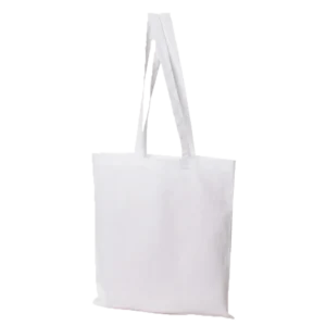 Torba bawełniana o gramaturze 145 g/m² w kolorze białym