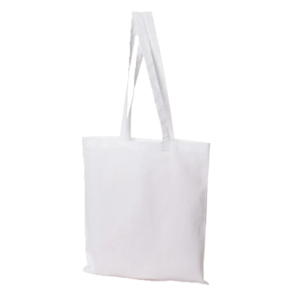 Torba bawełniana o gramaturze 145 g/m² w kolorze białym