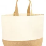 Jute base canvas bag xl z nadrukiem