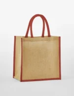 Starched Jute Mini Gift Bag z nadrukiem - zdjecie 2