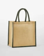 Starched Jute Mini Gift Bag z nadrukiem - zdjecie 4