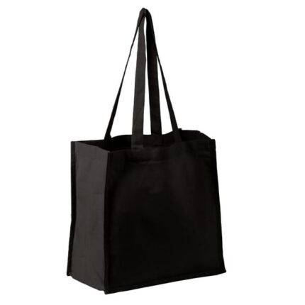 Torba bawełniana Eco-Style czarna z nadrukiem