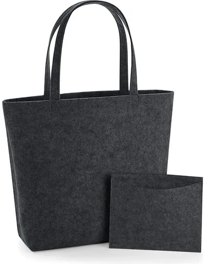 Torba filcowa felt shopper z nadrukiem