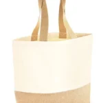 Torba jutowa jute base canvas bag z nadrukiem