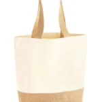 Torba jutowa jute base canvas shopper z nadrukiem