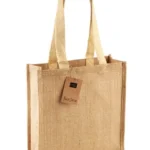 Torba jutowa jute compact shopper z nadrukiem