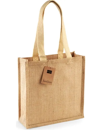 Torba jutowa jute compact shopper z nadrukiem