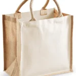 Torba jutowa printers midi jute bag z nadrukiem