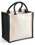 Torba jutowa printers midi jute bag z nadrukiem - zdjecie 3
