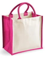 Torba jutowa printers midi jute bag z nadrukiem - zdjecie 4