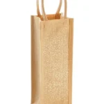 Torba jutowa shimmer jute bottle bag z nadrukiem