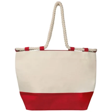 Torba plażowa z juty 6086404 z nadrukiem - zdjecie 2
