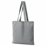 Torba bawełniana 145 g/m² szara, długie uchwyty