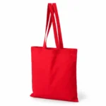 Torba bawełniana 145 g/m² czerwona, długie uchwyty
