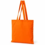 Torba bawełniana 145 g/m² pomarańczowa, długie uchwyty